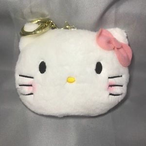 Sanrio Hello Kitty Plush Coin Purse / Keychain / Bag Charm